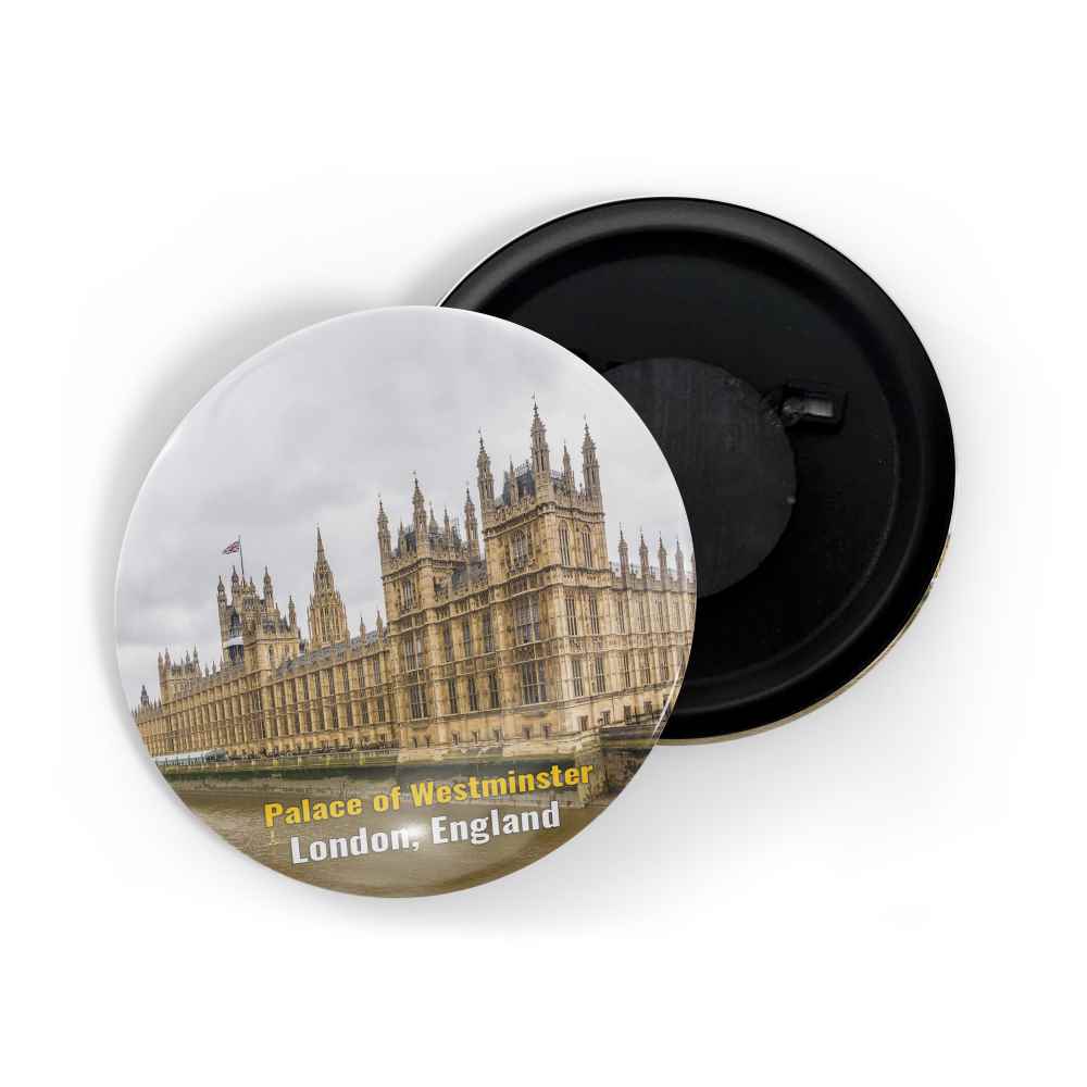 dhcrafts Fridge Magnet Multicolor Famous Tourist Place Palace Of Westminster London, England Glossy Finish Design Pack of 1